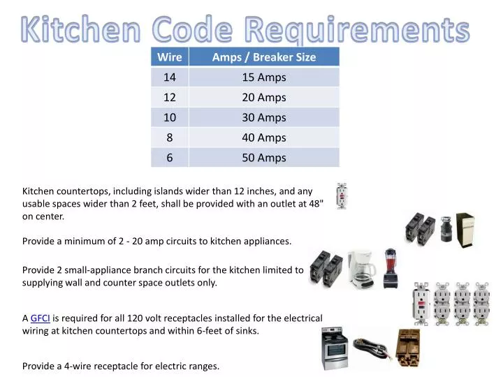PPT Kitchen Code Requirements PowerPoint Presentation, free download