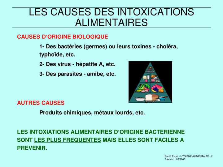 PPT QU’ESTCE QU’UNE INTOXICATION ALIMENTAIRE? PowerPoint