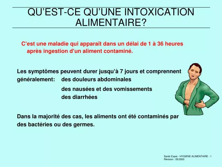 Intoxication Alimentaire Causes Symptmes Facteurs De
