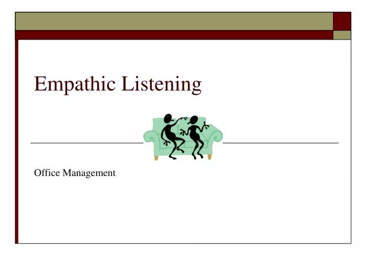 types of empathic listening