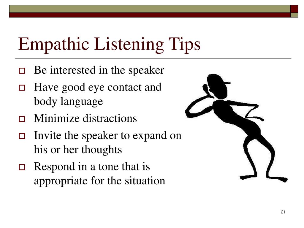 PPT - Empathic Listening PowerPoint Presentation, free download - ID:6200151