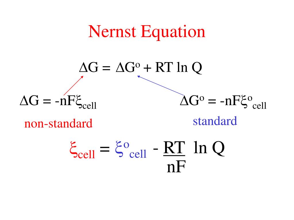 Ppt Nernst Equation Powerpoint Presentation Free Download Id