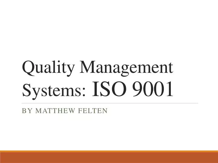 quality management systems iso 9001 n.