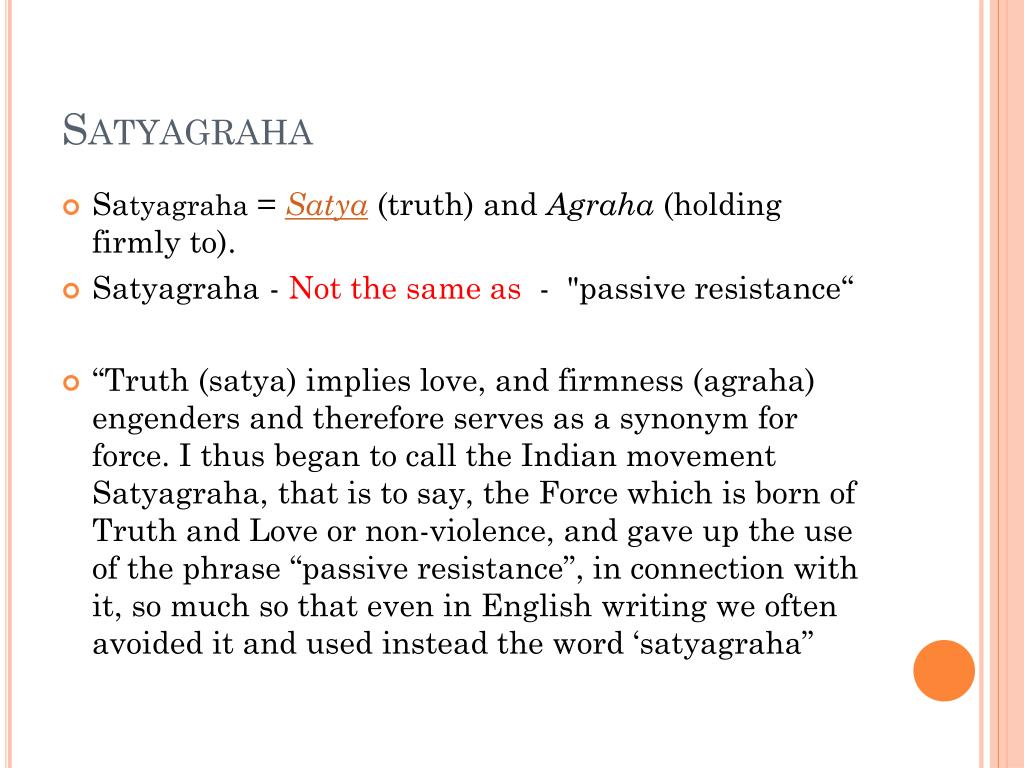PPT - Satyagraha and ‘Nonviolence’: Gandhi in South Africa PowerPoint ...