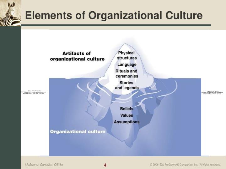 Elements Of Organizational Culture Elements Of Organizational Culture