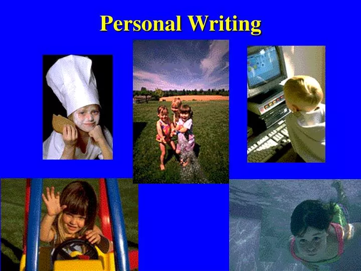 personal writing n.