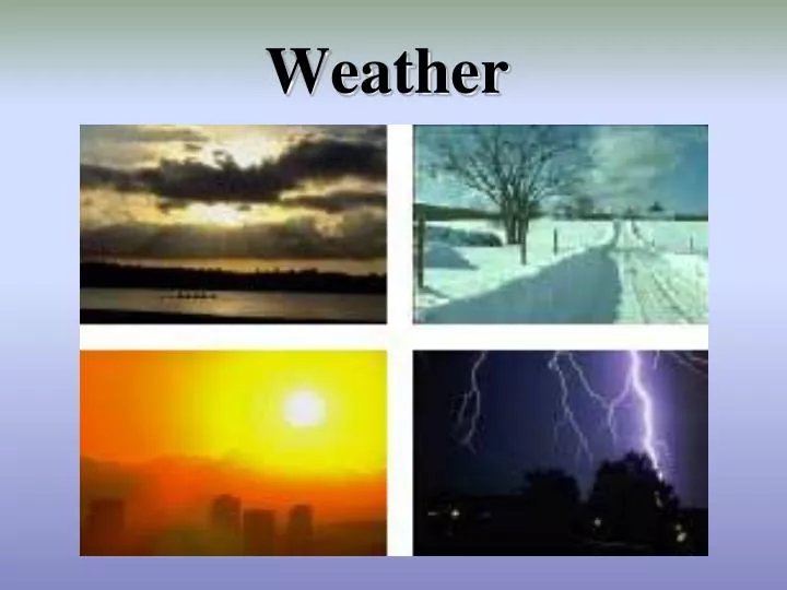 powerpoint presentation on weather
