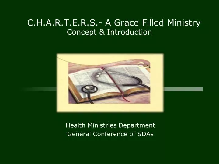 c h a r t e r s a grace filled ministry concept introduction n.