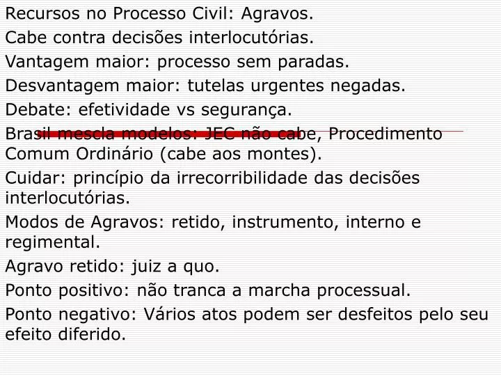 Princípio Da Irrecorribilidade Imediata Das Decisões Interlocutórias