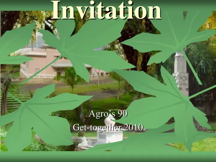 invitation n.