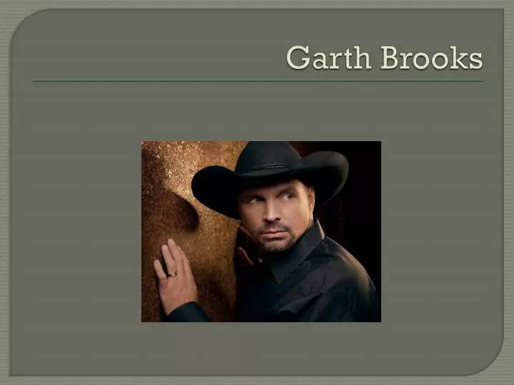 PPT Garth Brooks PowerPoint Presentation, free download