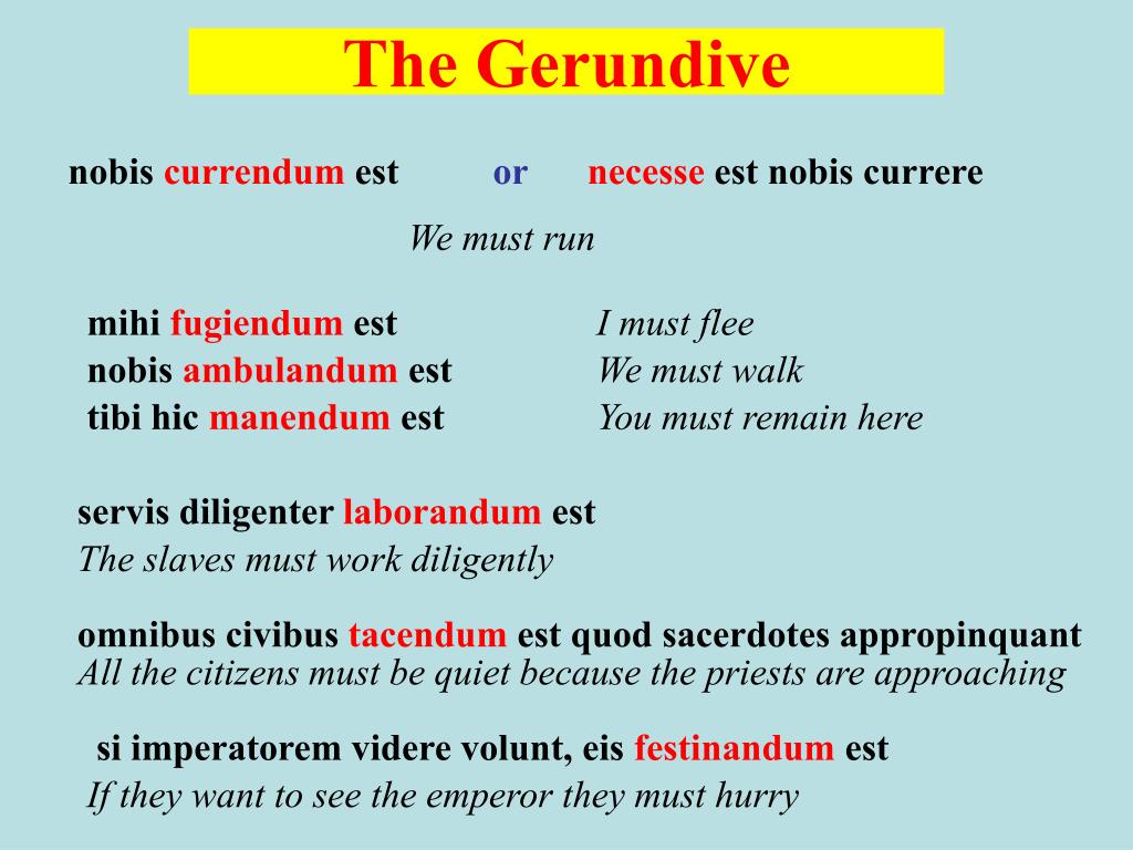 necesse est meaning