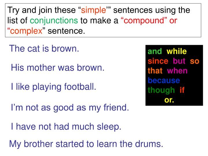 Ppt - Conjunctions Powerpoint Presentation - Id:6209627