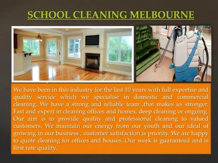 school cleaning melbourne n.