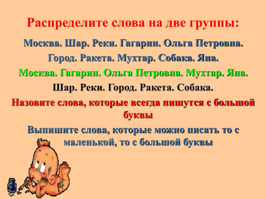 Предложение начинается с заглавной. Имена собственные написание с большой буквы. Большая буква в именах собственных правило. Имена пиши с большой буквы. Слова которые пишут с большой буквы.