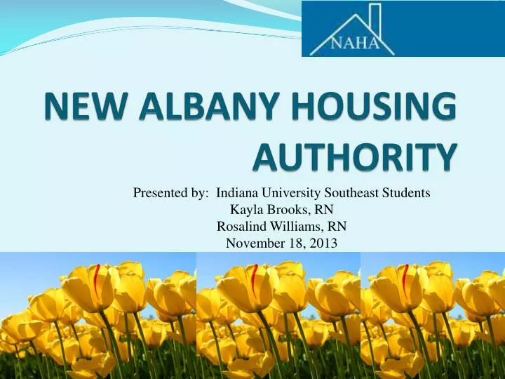 PPT NEW ALBANY HOUSING AUTHORITY PowerPoint Presentation, free