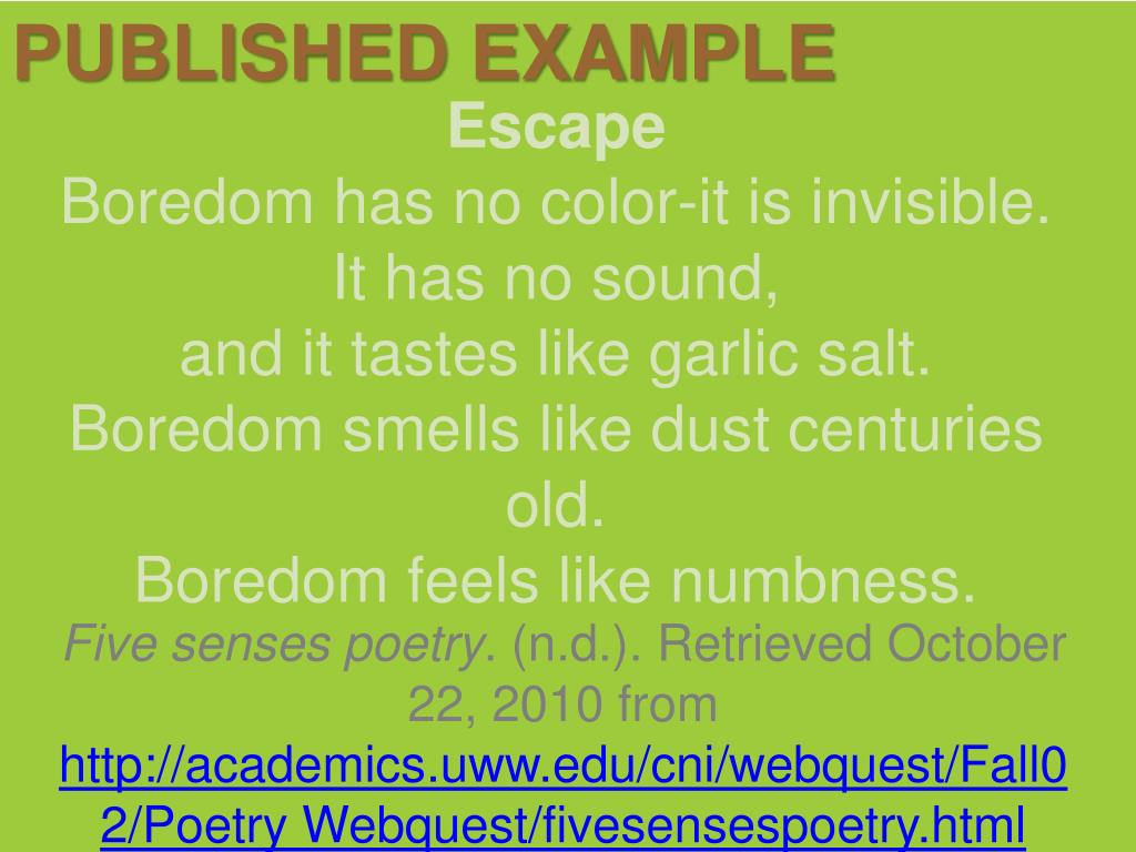 Ppt Five Senses Poetry Powerpoint Presentation Free Download Id