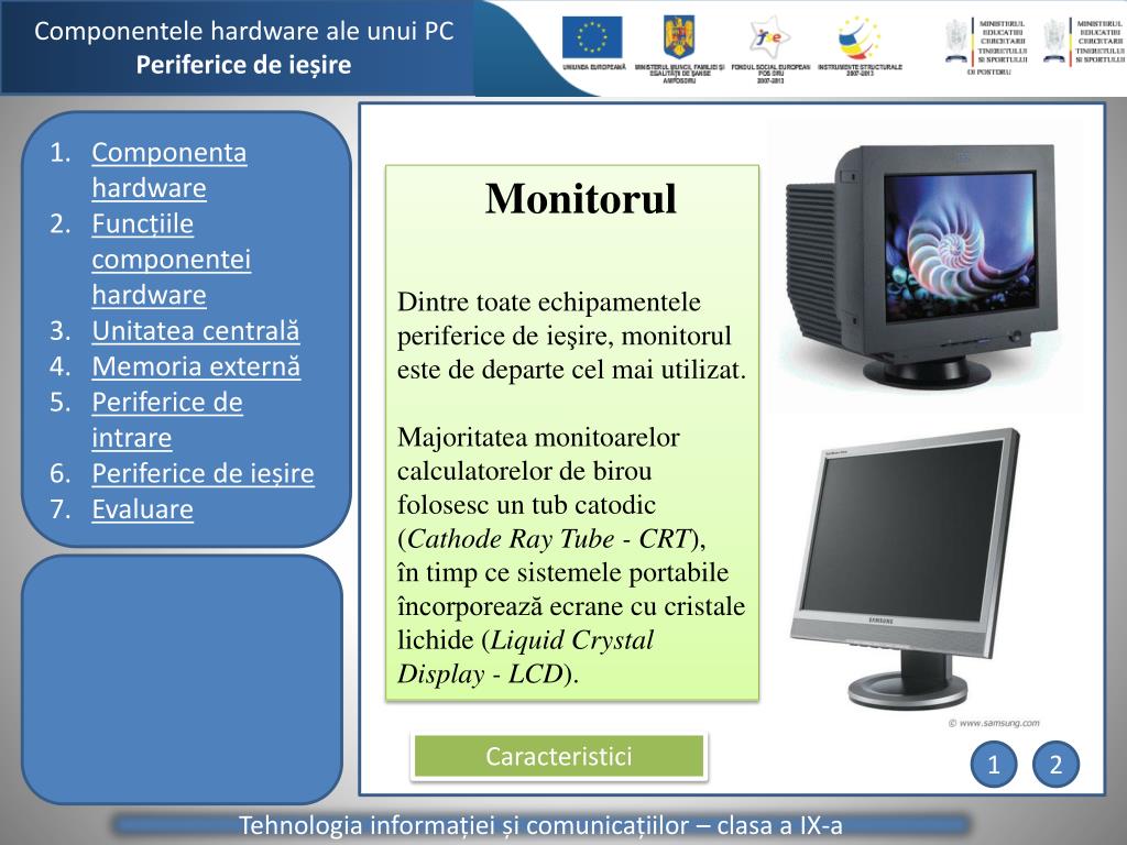 PPT - Componentele hardware ale unui calculator PowerPoint Presentation -  ID:6218127