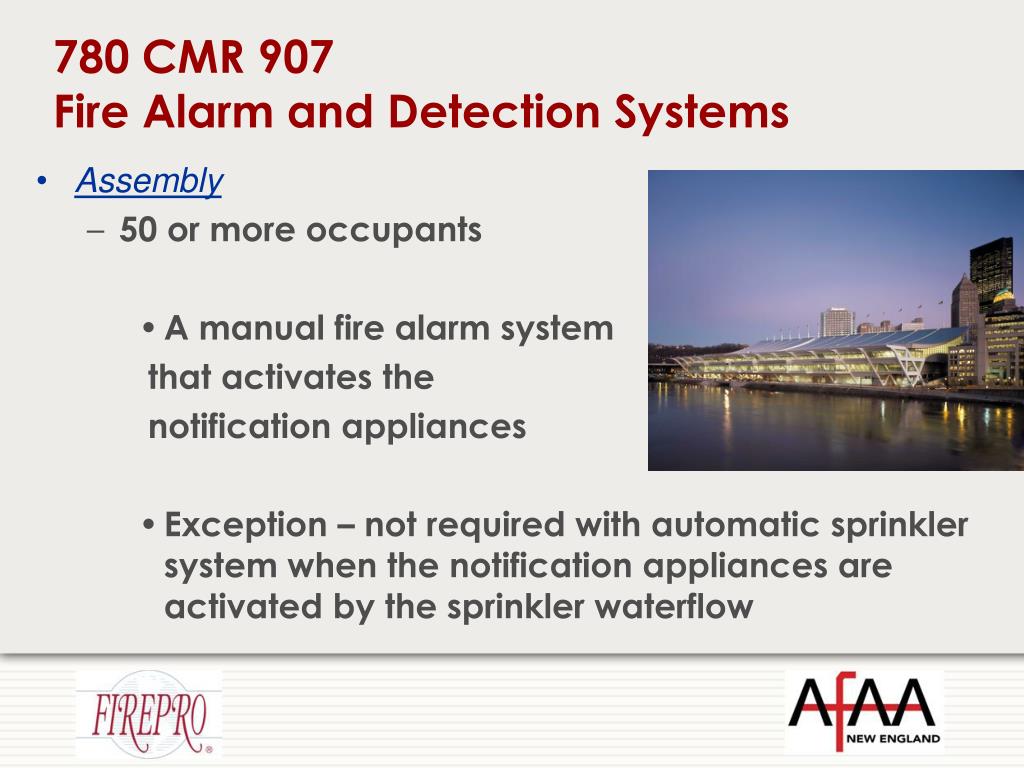 PPT Fire Alarms in Massachusetts Massachusetts Building Code 780 CMR