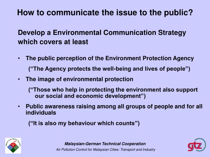 need for public awareness about environment ppt