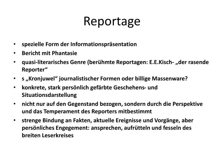 PPT  Textsorten in Massenmedien PowerPoint Presentation  ID6219331