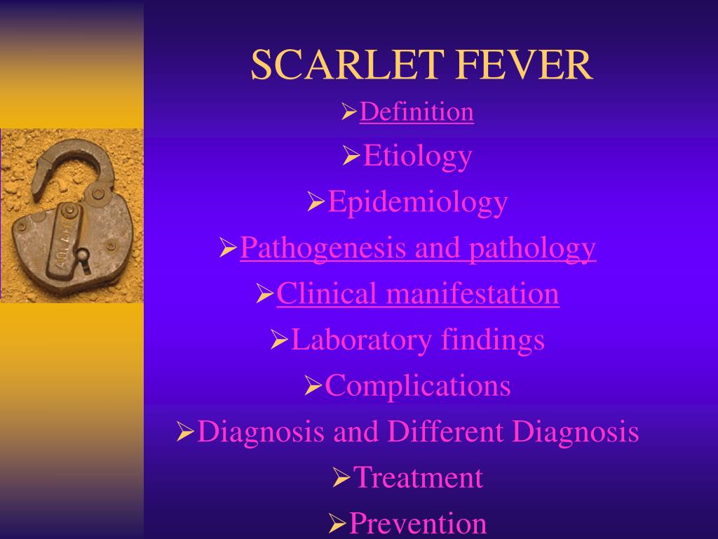 Scarlet Fever: Background, Pathophysiology, Etiology