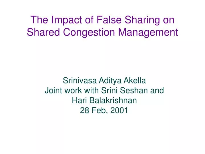 cache coherence false sharing pdf