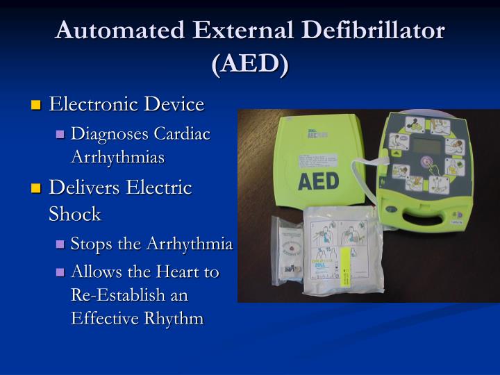 Ppt Ucop Automated External Defibrillator Aed Program Powerpoint Presentation Id