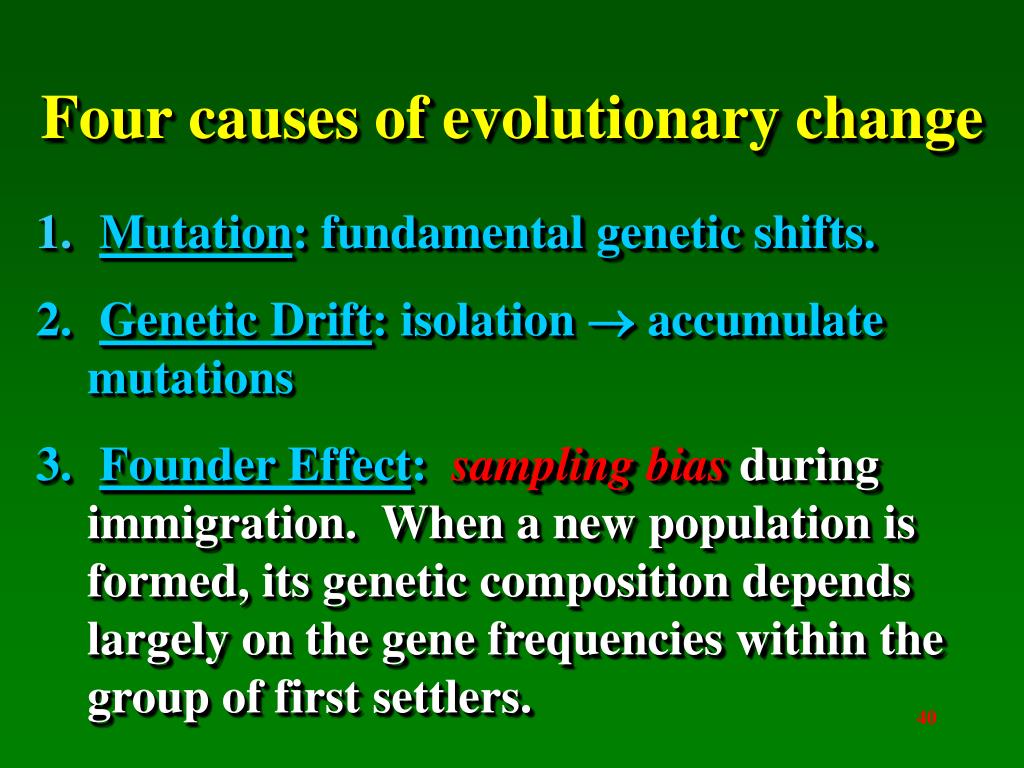 what type of change is evolution