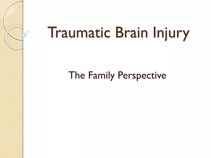 traumatic brain injury n.