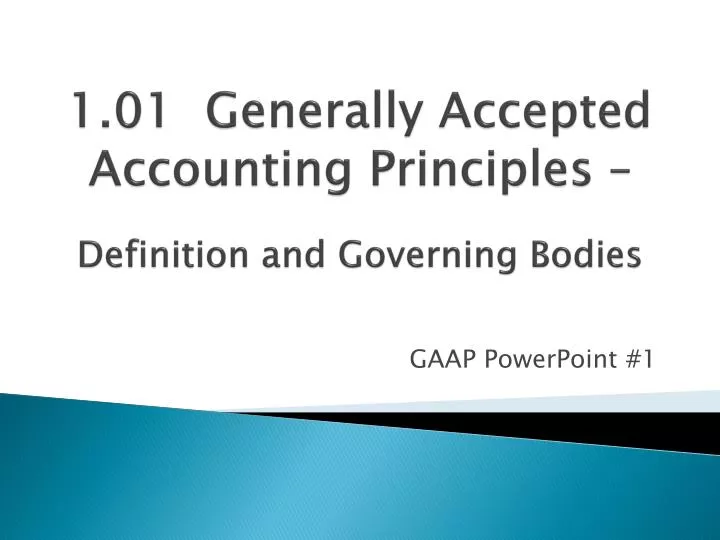 accepted accounting principles accepted accounting principles