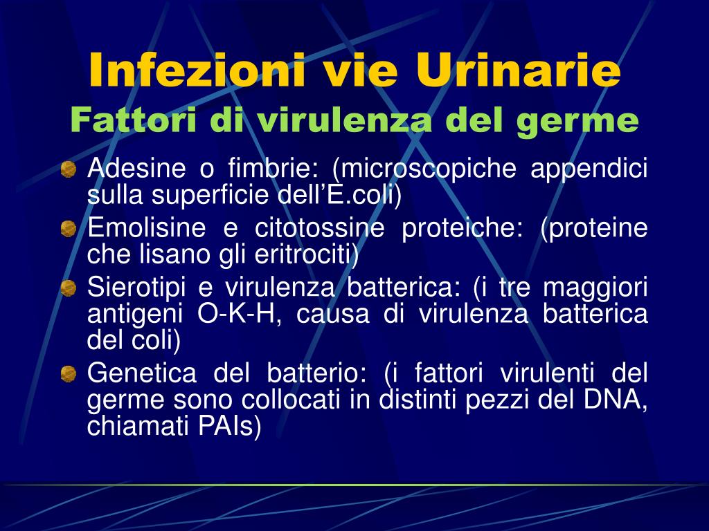 PPT Le infezioni delle vie urinarie cosa c’è di nuovo? PowerPoint