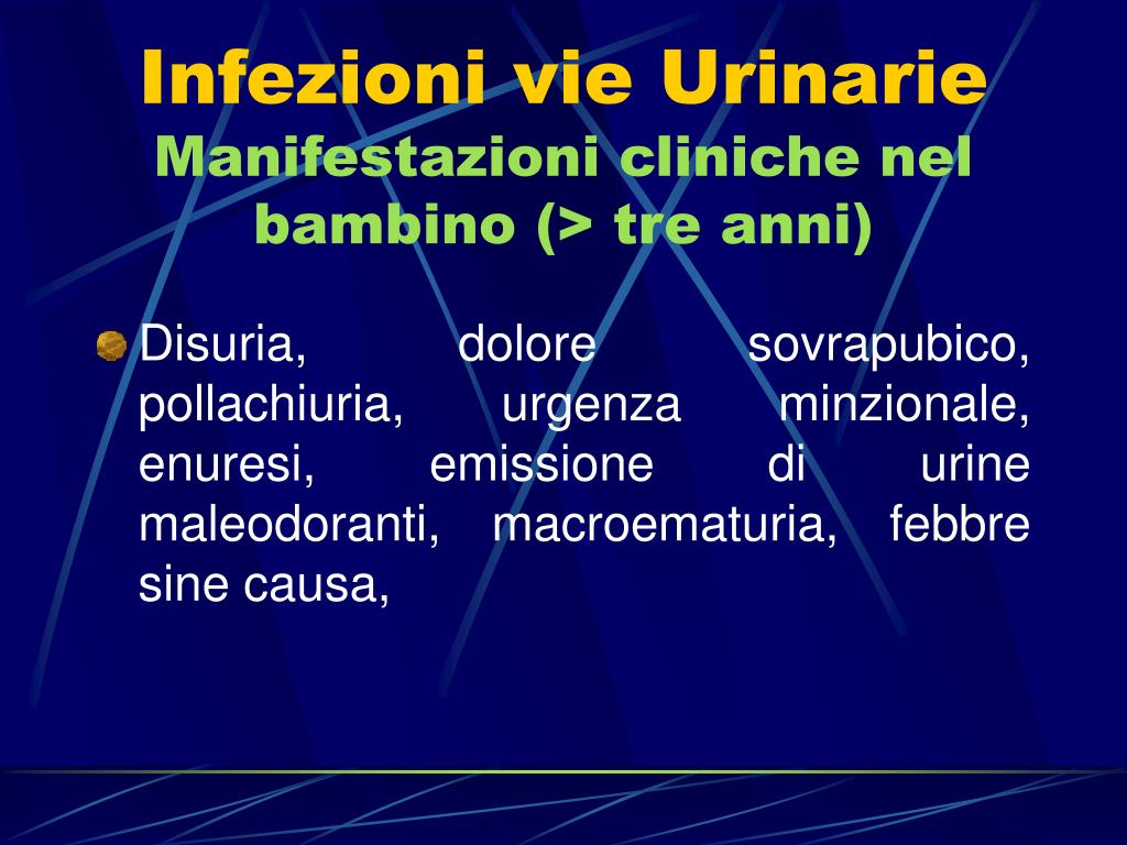 PPT Le infezioni delle vie urinarie cosa c’è di nuovo? PowerPoint