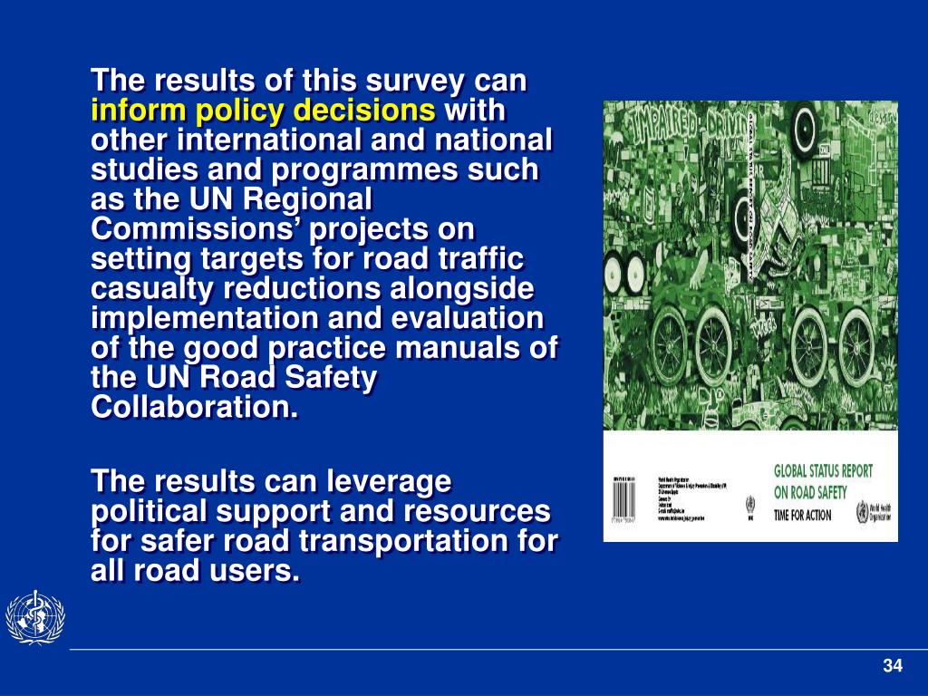 PPT Global status report on road safety (GSRRS) PowerPoint