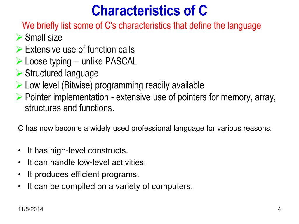 PPT C Programming Language PowerPoint Presentation Free Download 