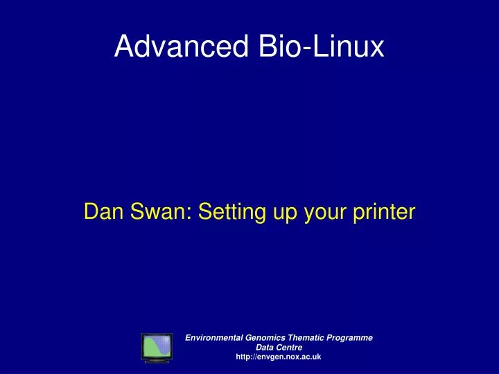 dan swan setting up your printer n.