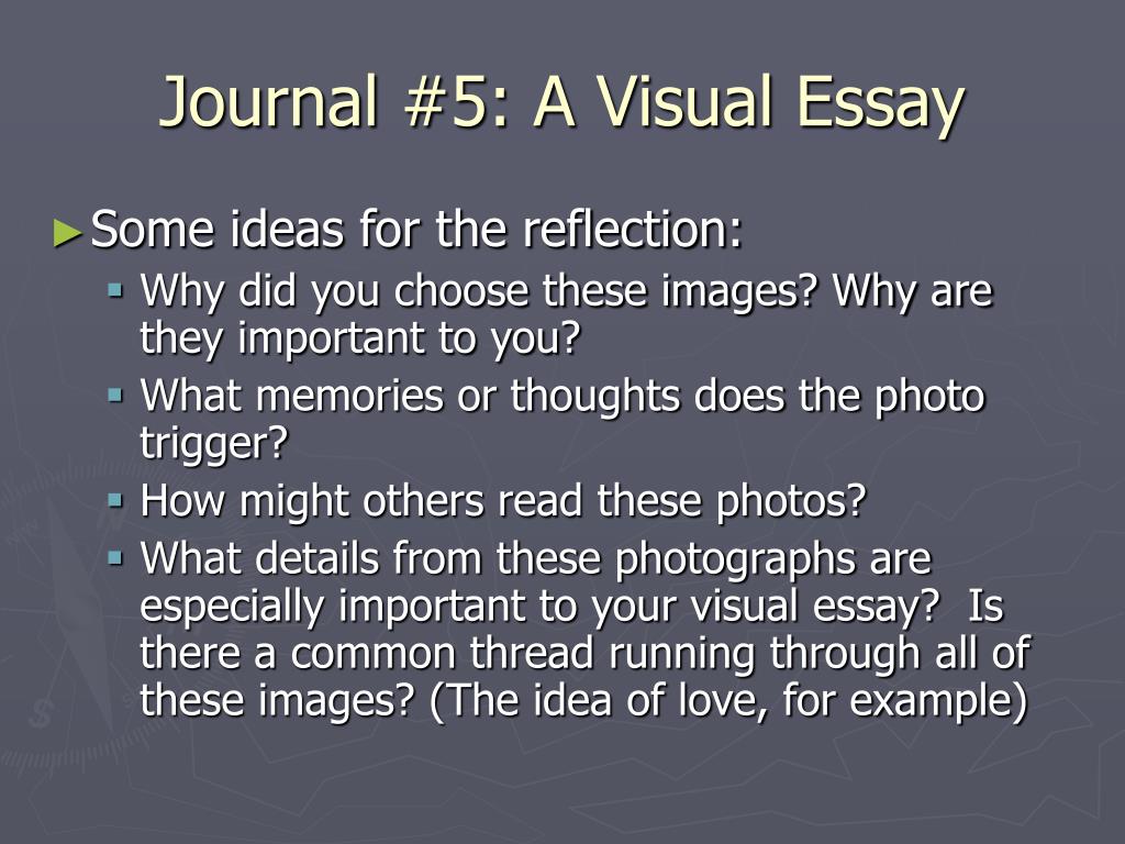 visual essay examples powerpoint