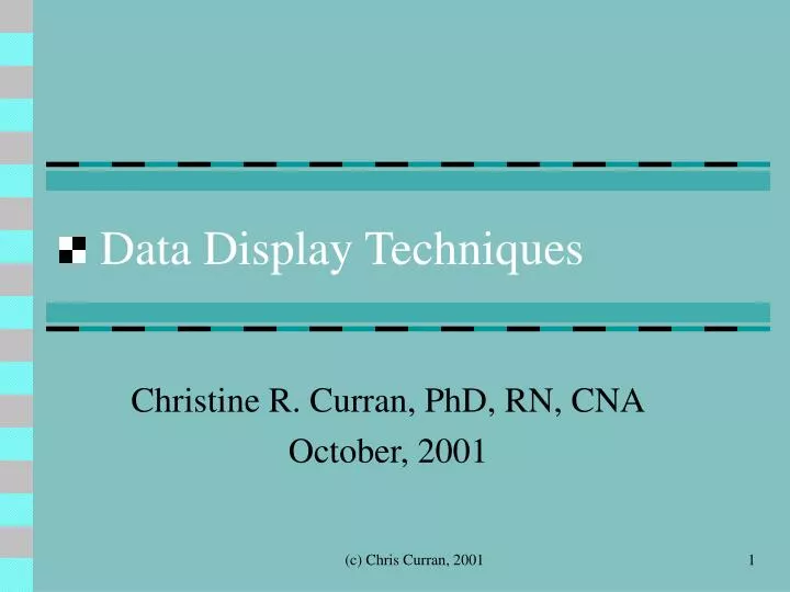data display techniques n.