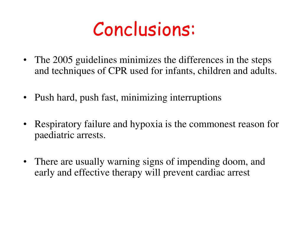 conclusion of cpr assignment