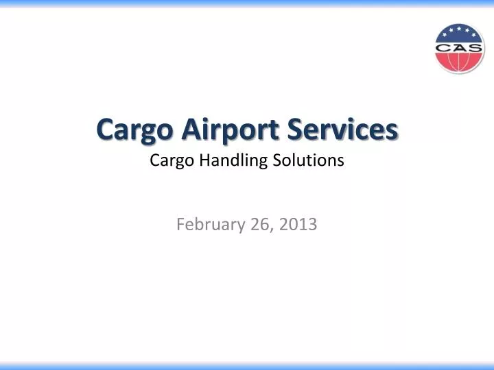 cargo airport services cargo handling solutions n.