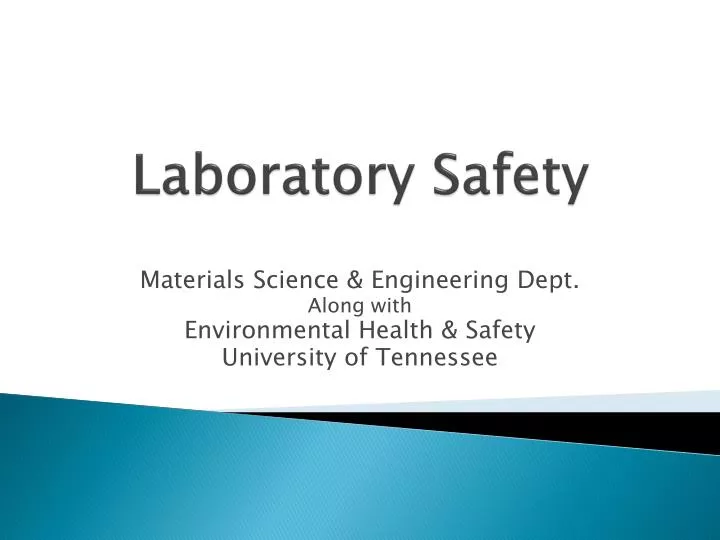 laboratory safety n.