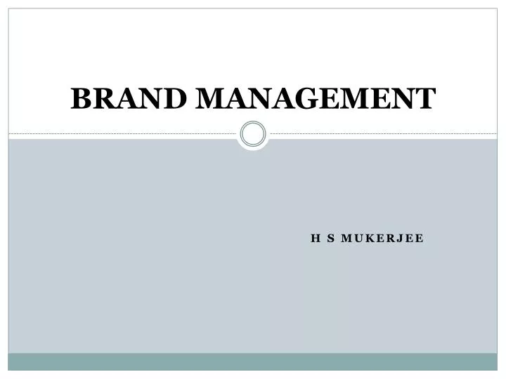 brand management n.