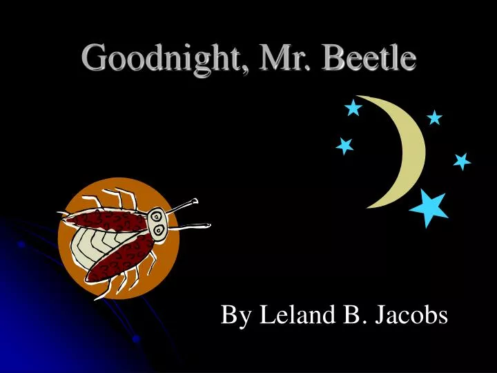 goodnight mr beetle n.