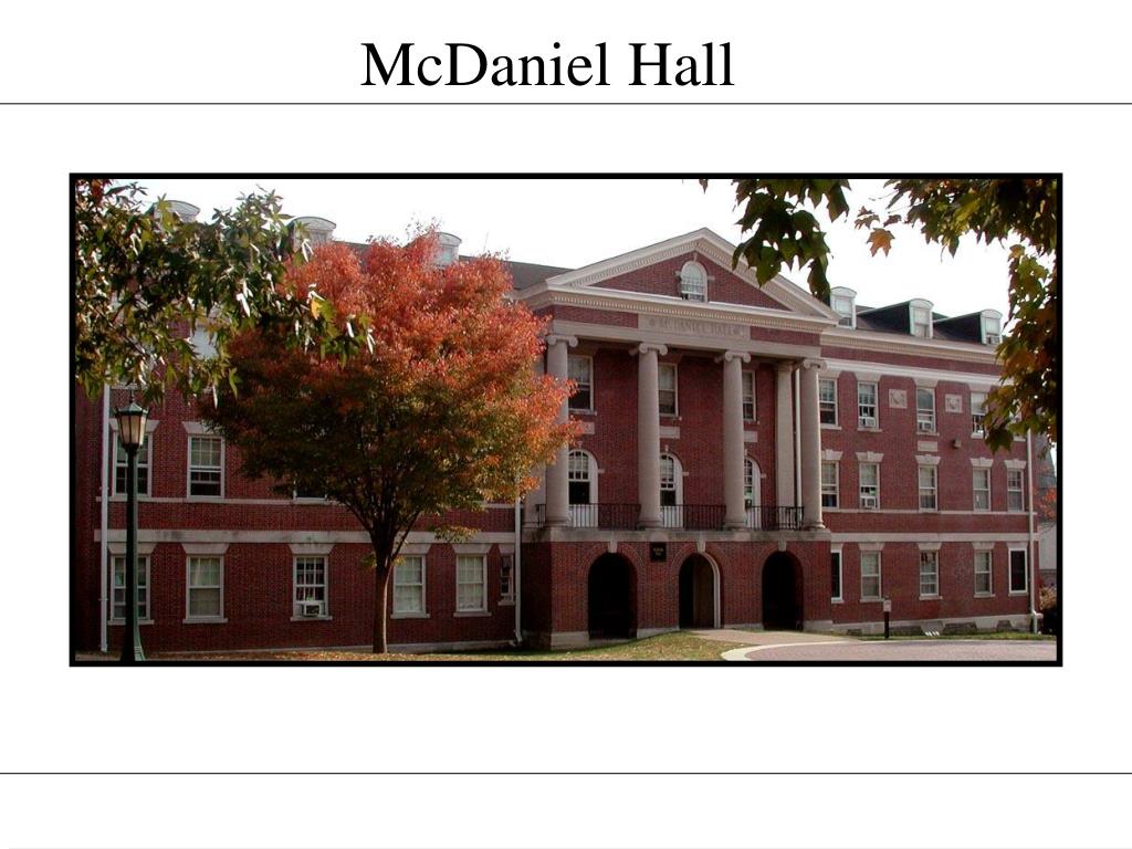 PPT - M c DANIEL COLLEGE PowerPoint Presentation, free download - ID ...