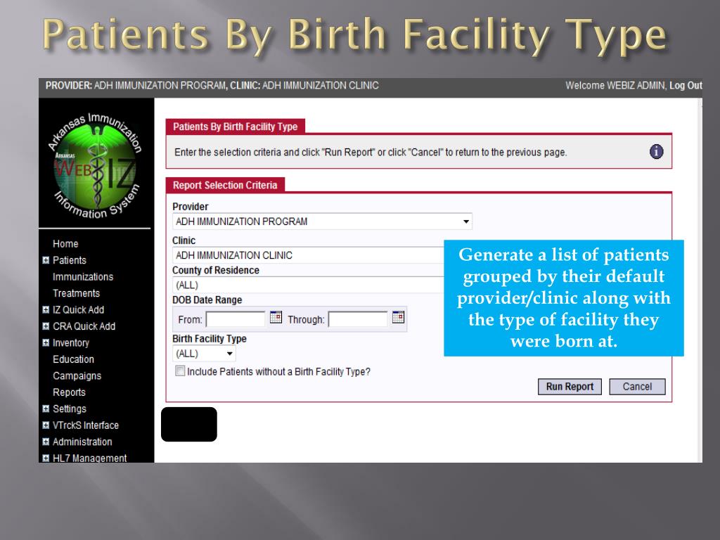 PPT Arkansas Provider Level Reports PowerPoint Presentation