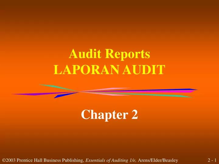 audit reports laporan audit n.