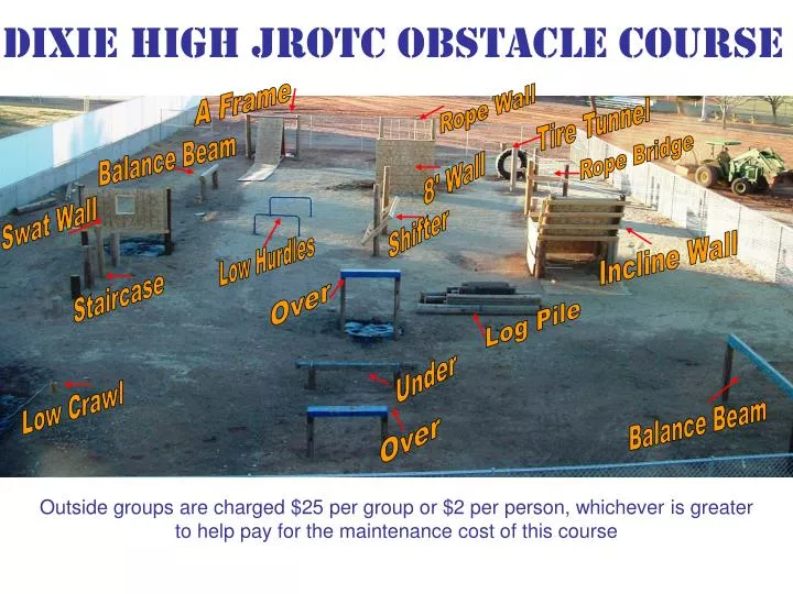 PPT - Dixie High JROTC Obstacle Course PowerPoint Presentation, free