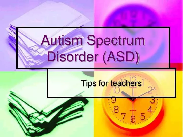 powerpoint presentation on autism spectrum disorder