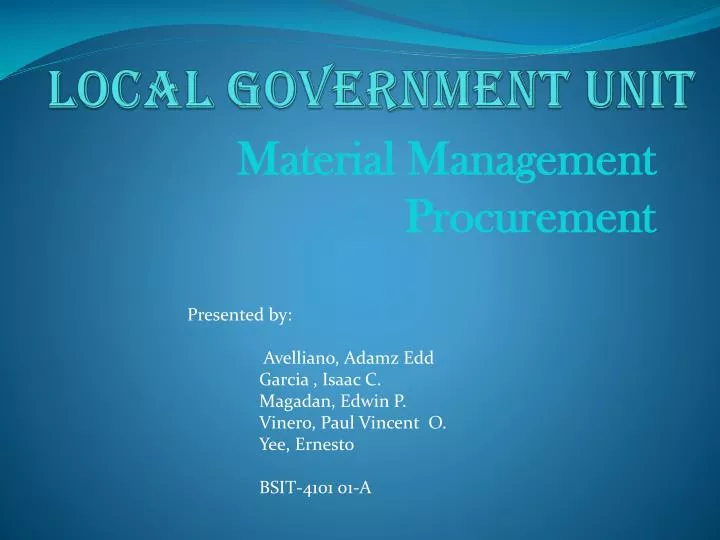 PPT Local Government Unit PowerPoint Presentation, free download ID
