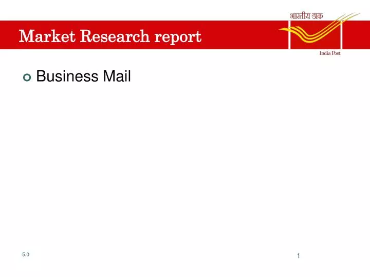 market research report n.